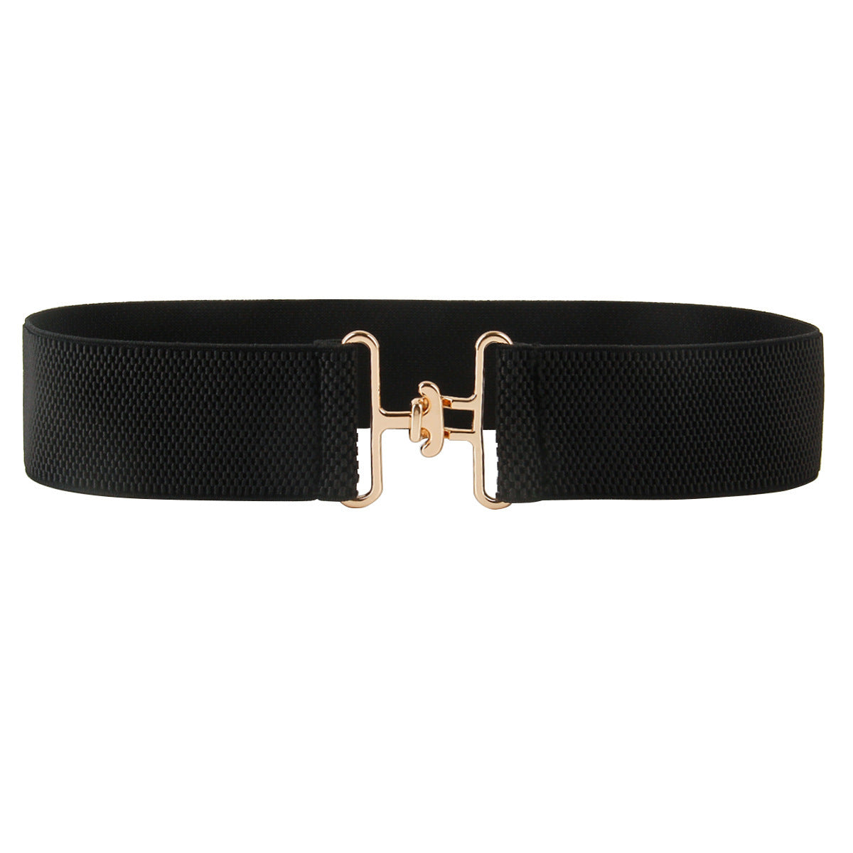 Elastic Women's Belt with Hanging Buckle All-matching